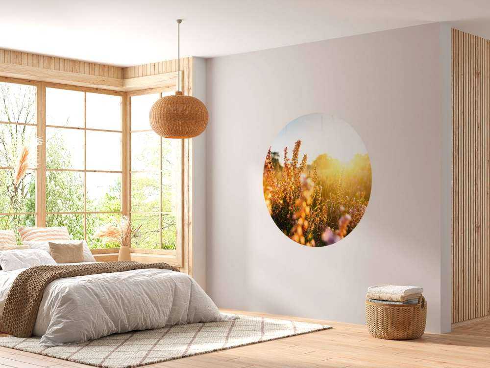 Nærbilde av lyngplante