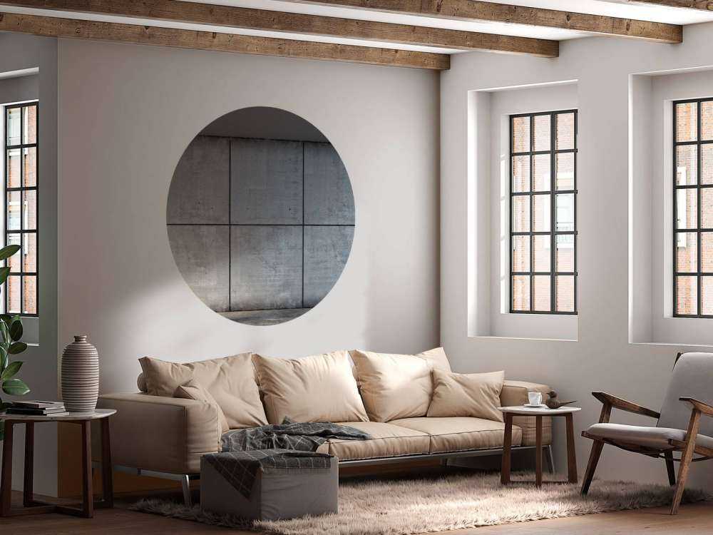 Boksesekk med tapet i betong