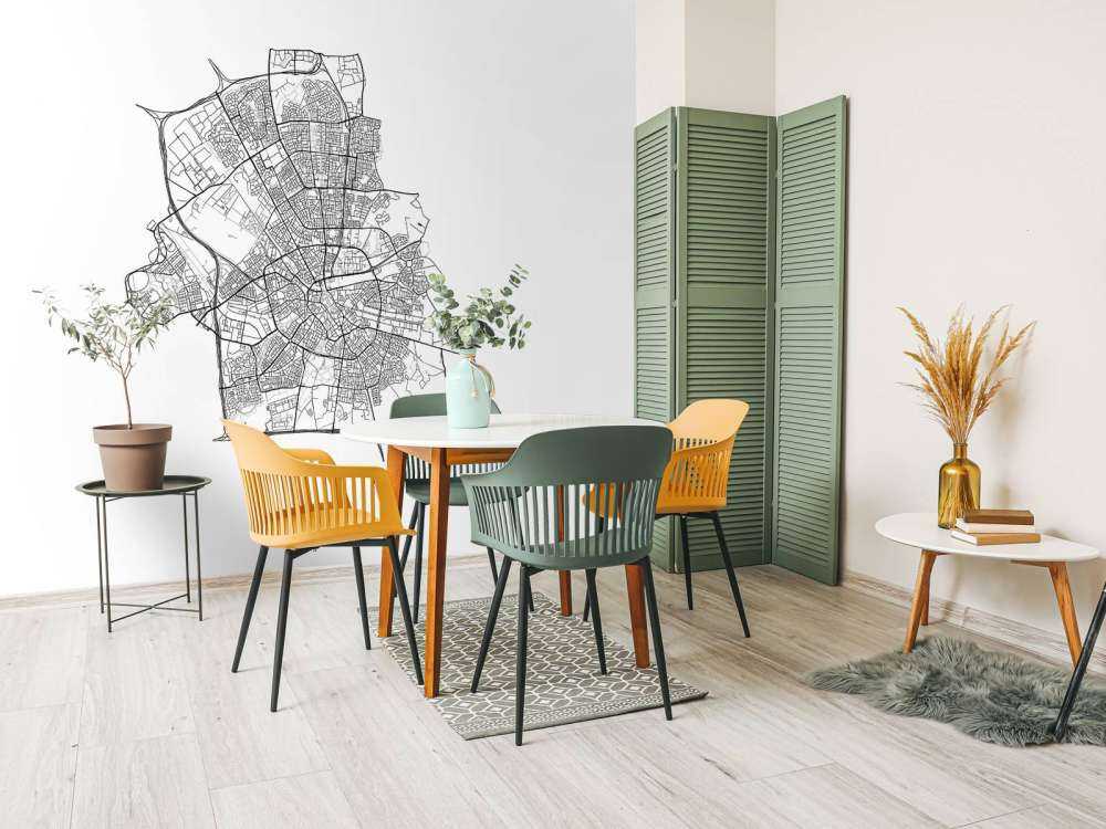 Kart over Eindhoven, hvitt