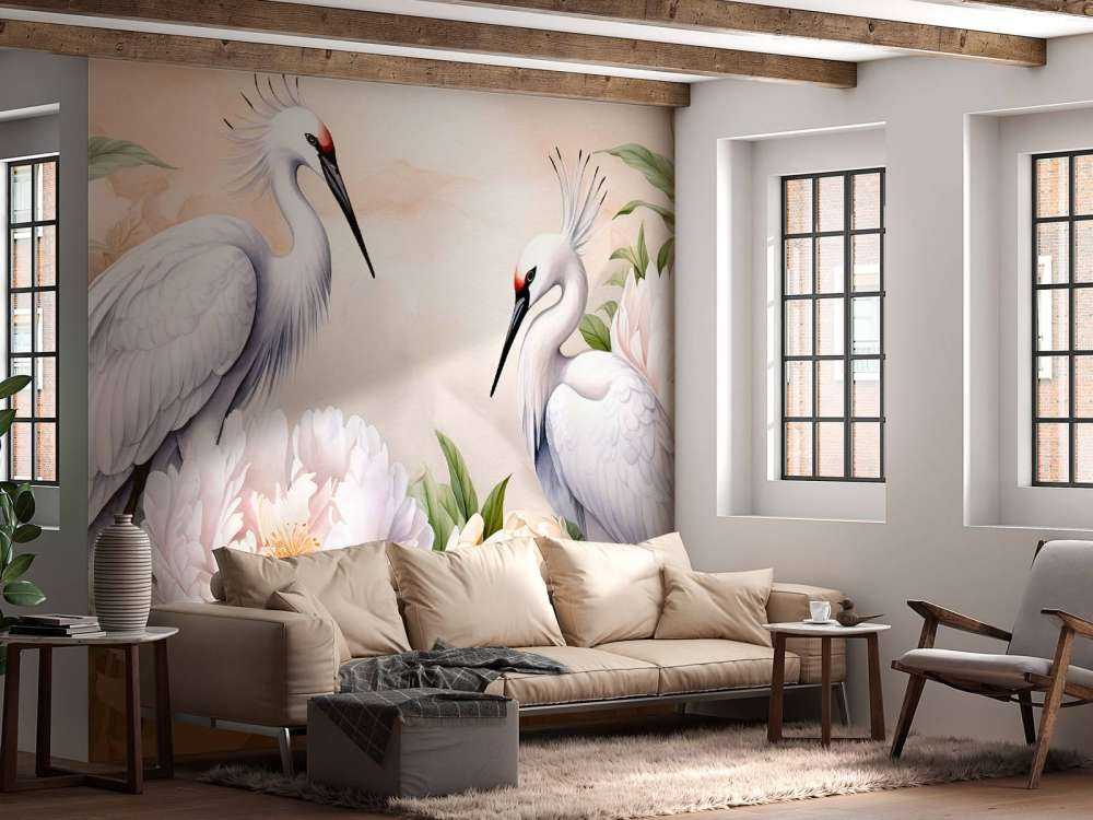 Storkens romantikk oransje