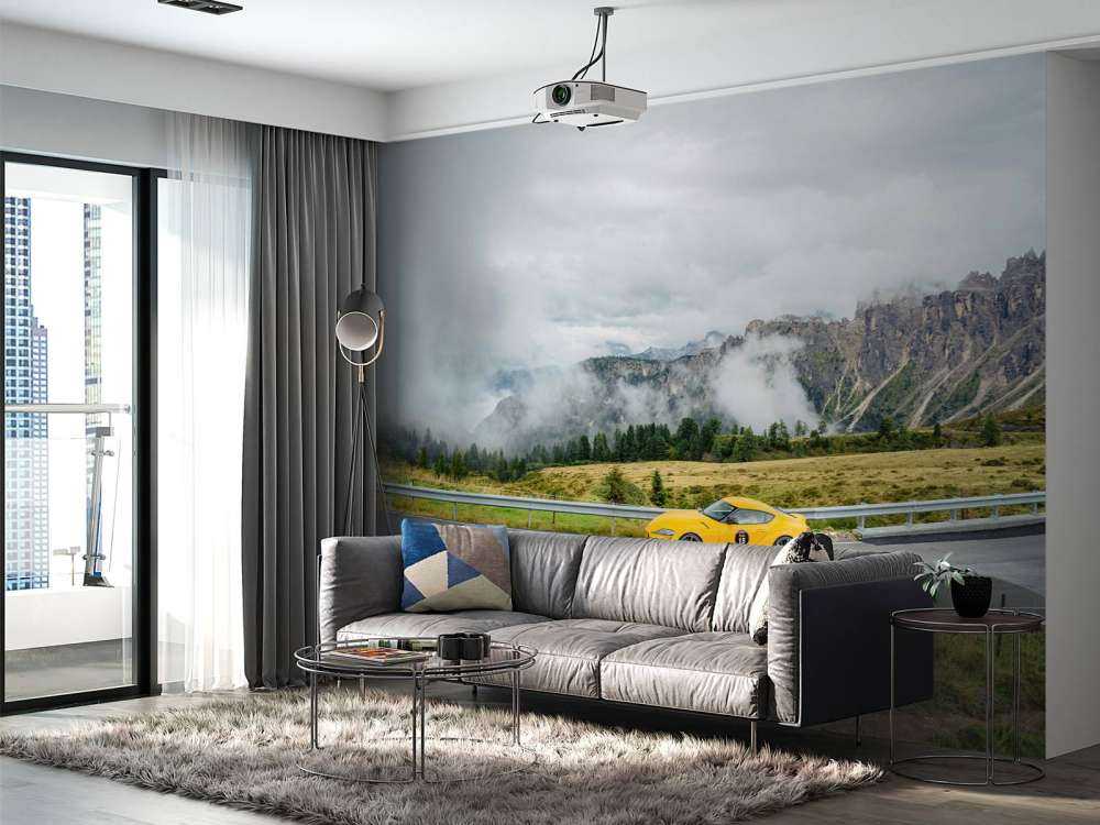 Sportbil i Dolomittene