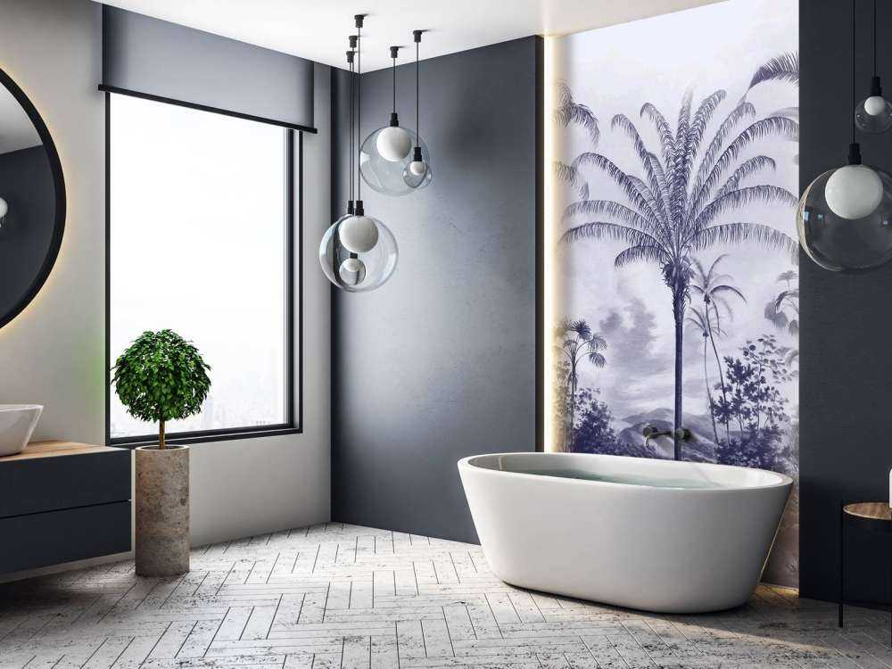 Romantiske tropiske lilla