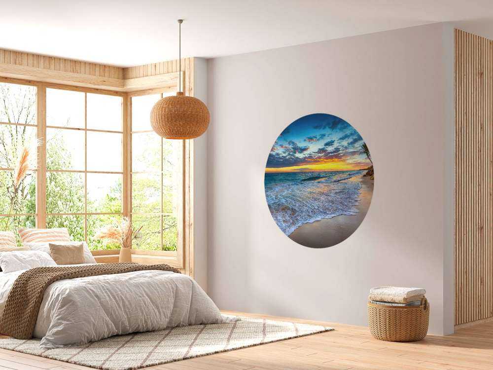 Soloppgang på stranden