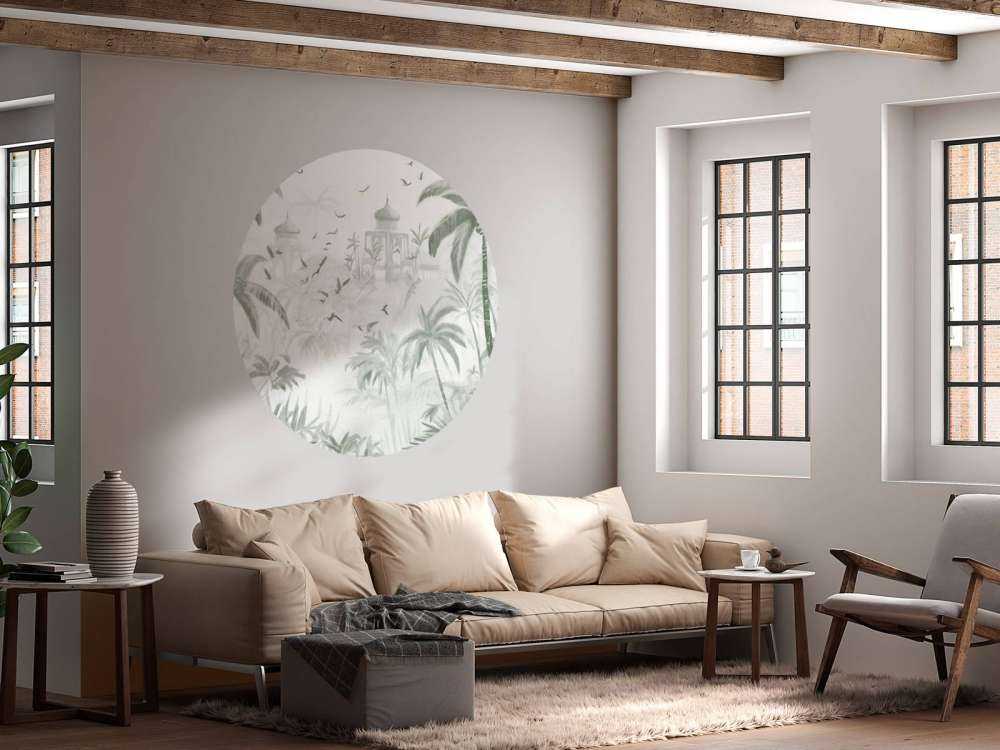 Orientalsk Hage ved Daggry, grønn