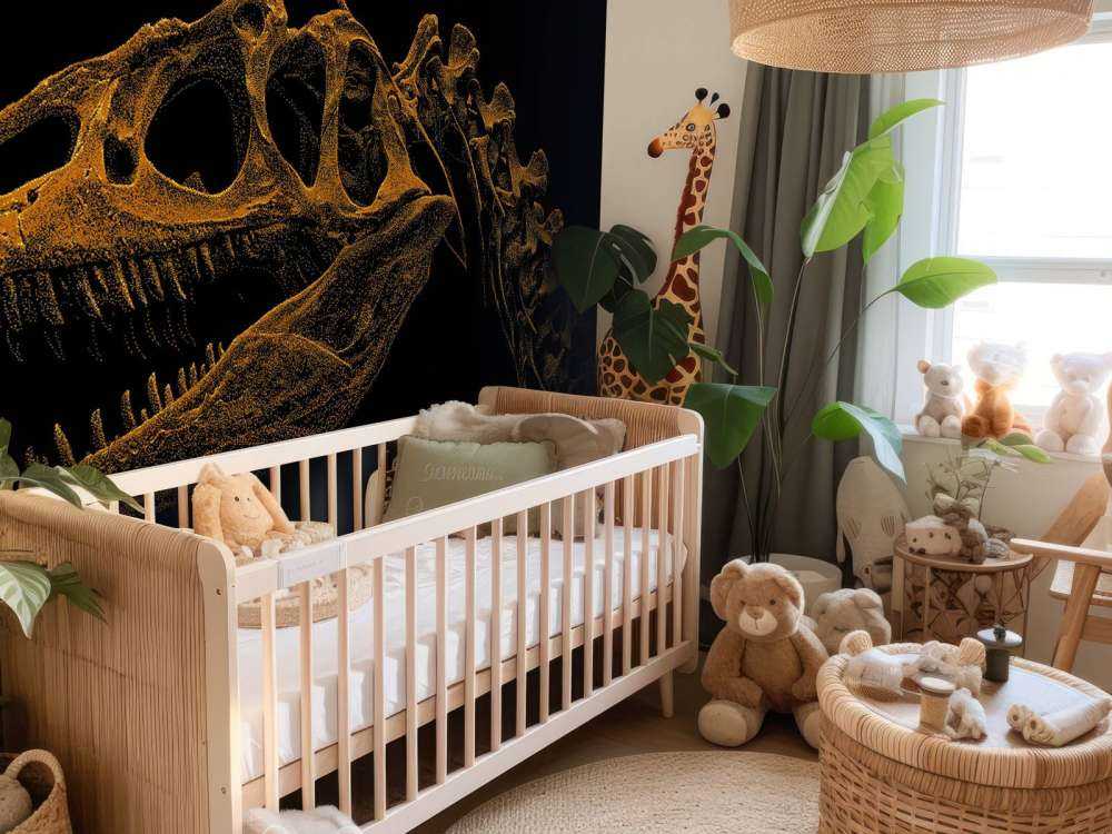 Skjelett av en dinosaur