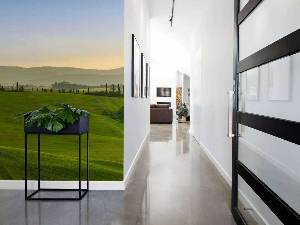 Kupert landskap Toscana