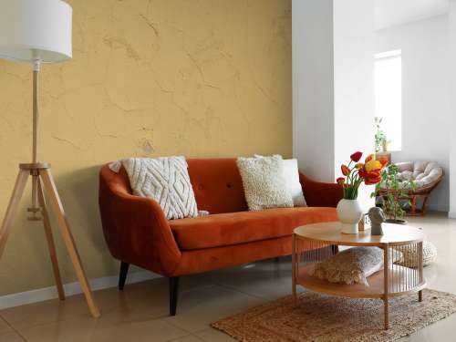 Vegg med sprukket maling