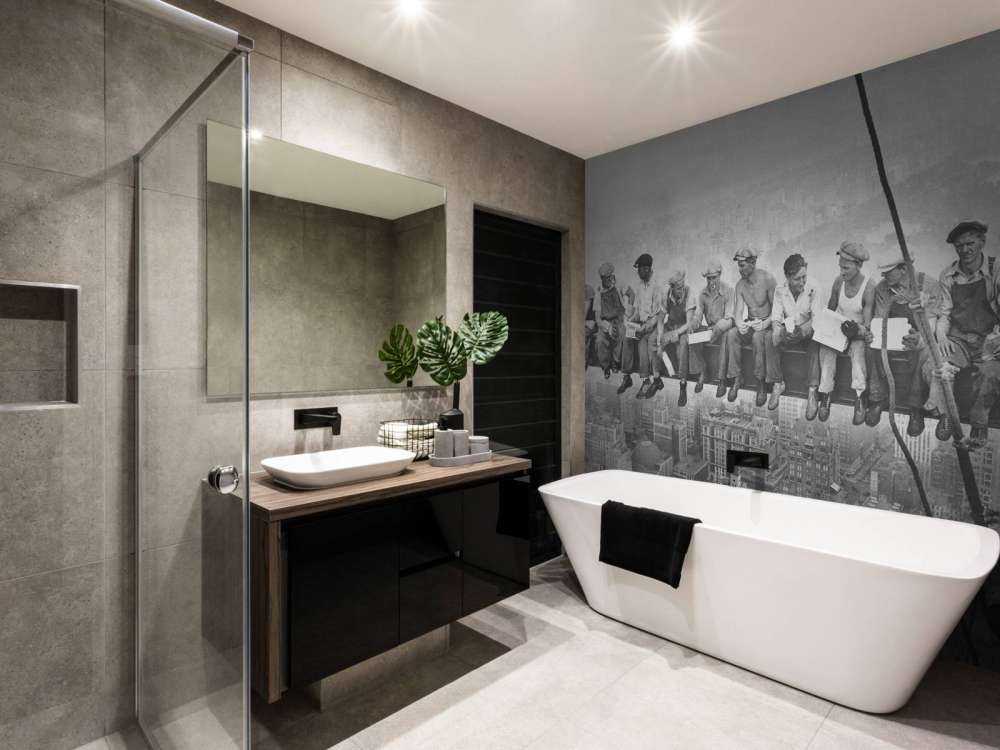 Lunch i en skyskrapa