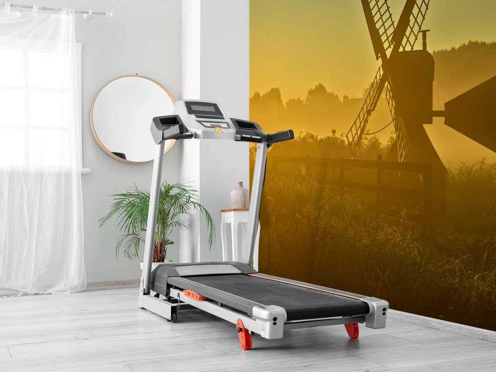 Äng mala på soluppgång