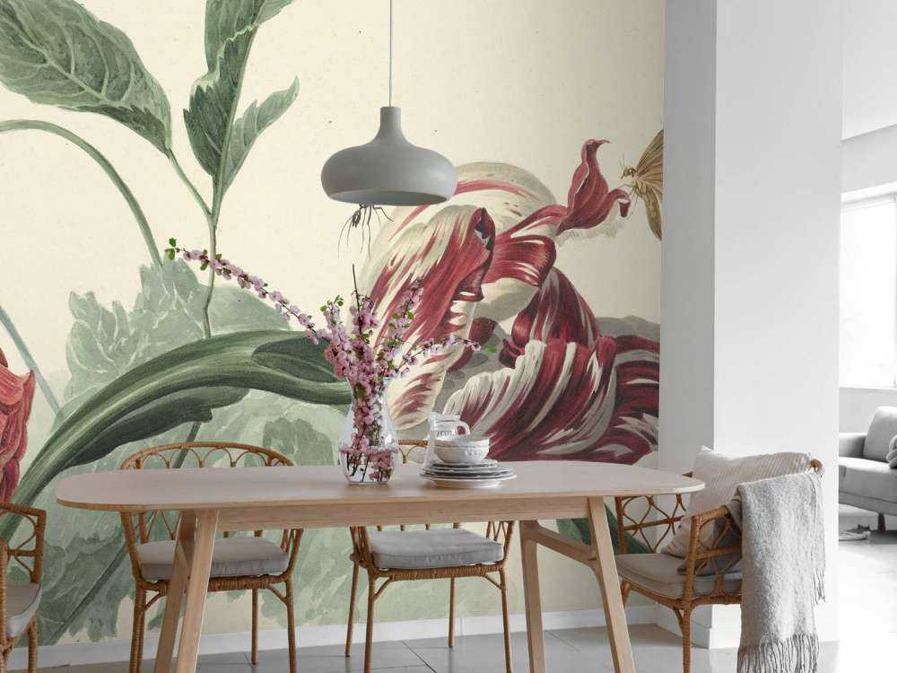 Tulpan och en vallmo, Willem van Leen