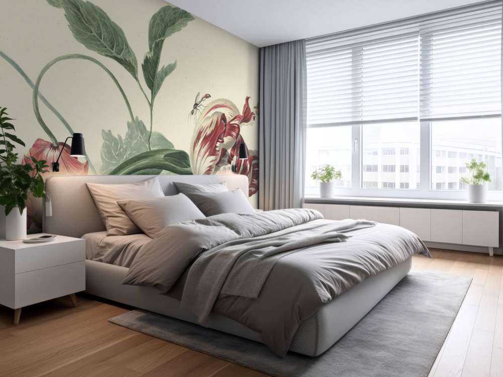 Tulpan och en vallmo, Willem van Leen