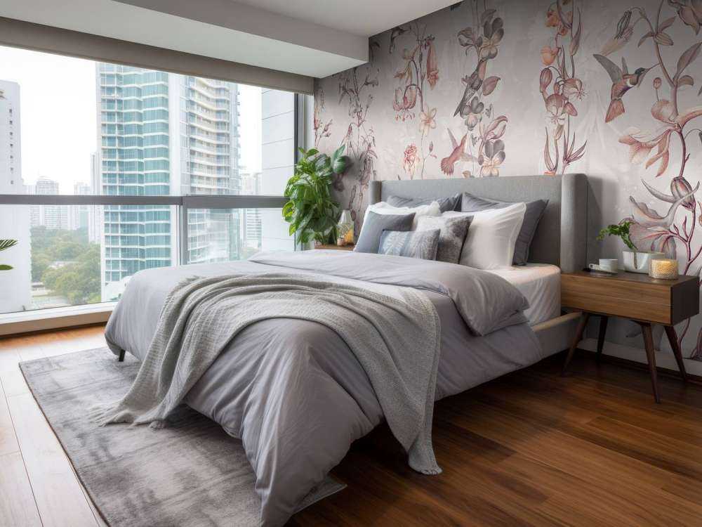 Weadow och Trädgårdsblommor Gammal Rosa