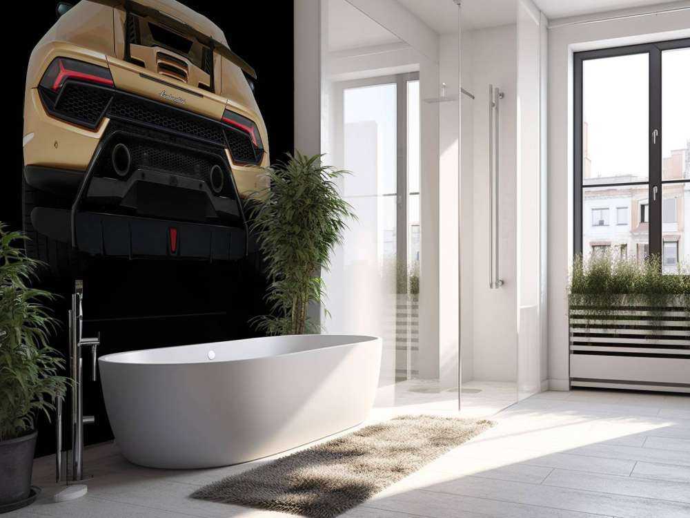 Lamborghini Huracán - Bak, svart