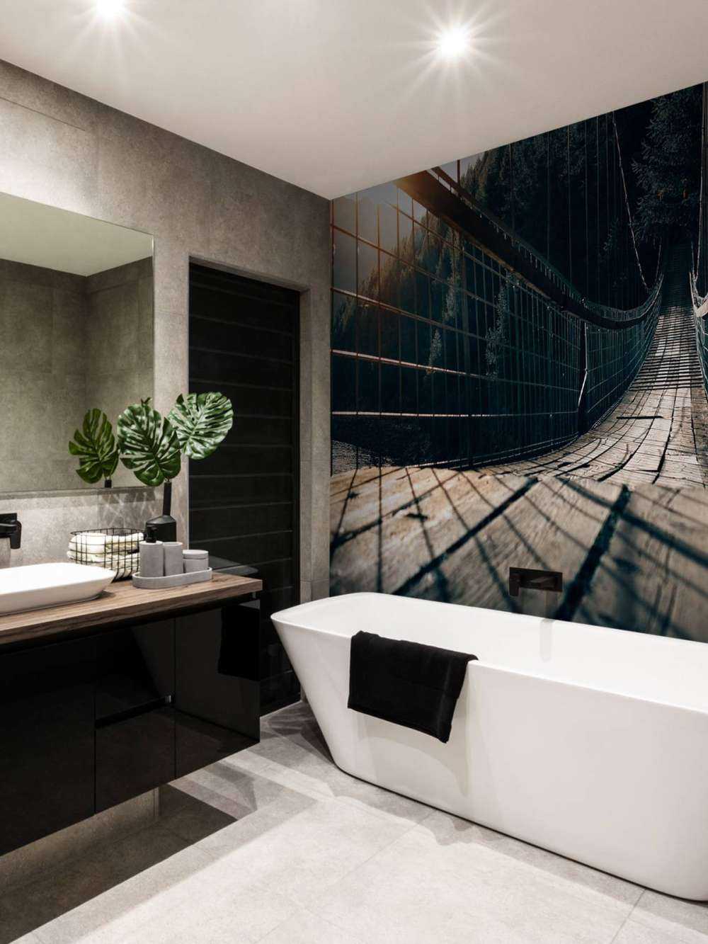 Hängbrygga av stål