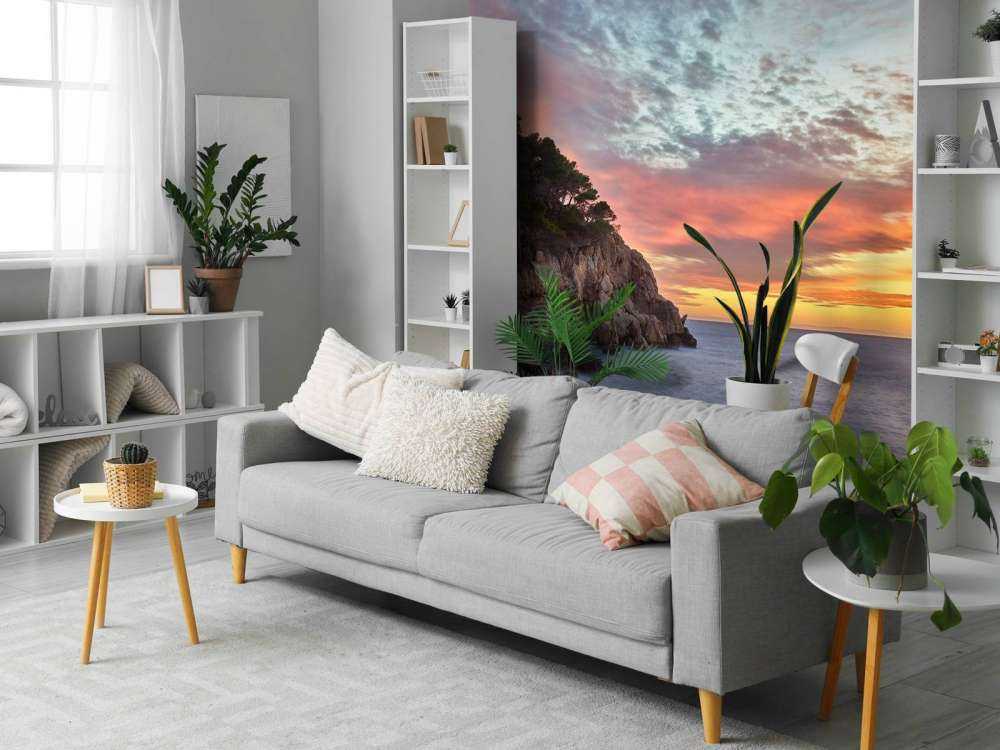 Färgrik solnedgång