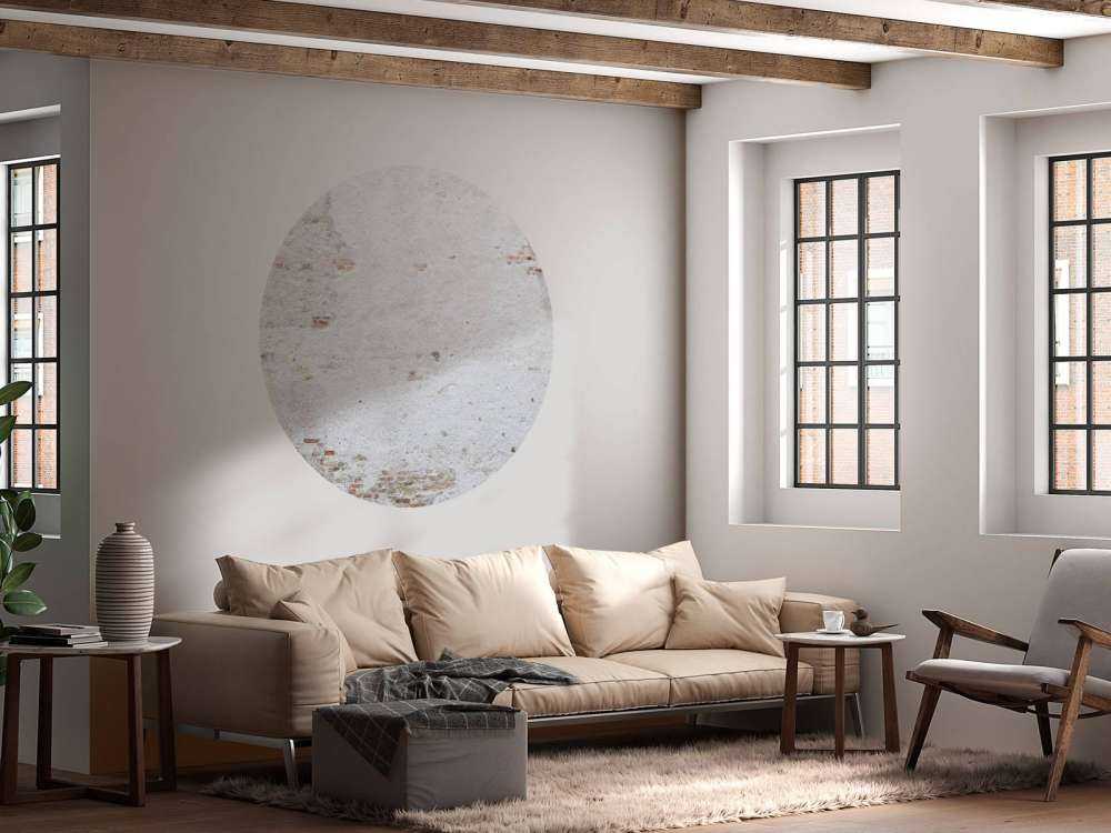 Gammal vägg med stuckatur