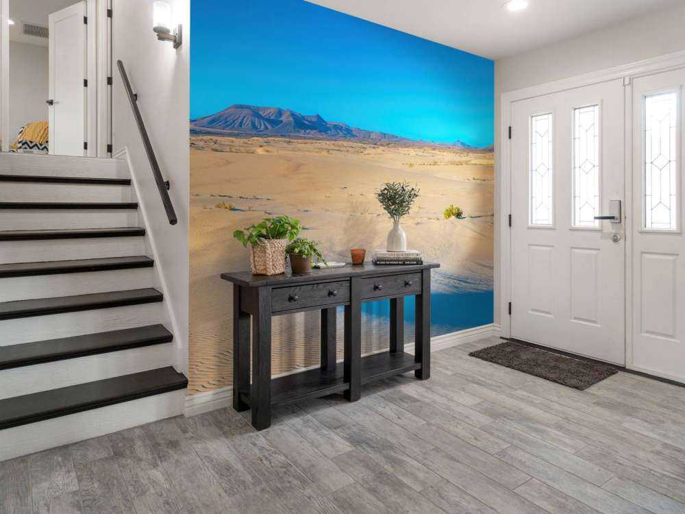 Soluppgång vid sanddyner