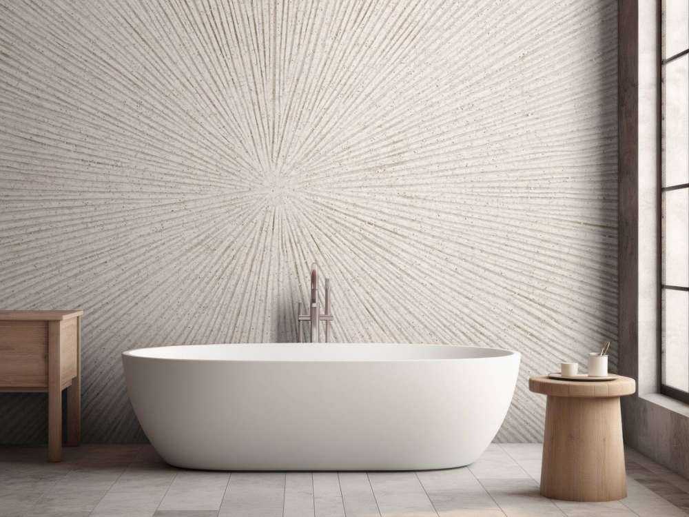 Texturerade linjer i linne