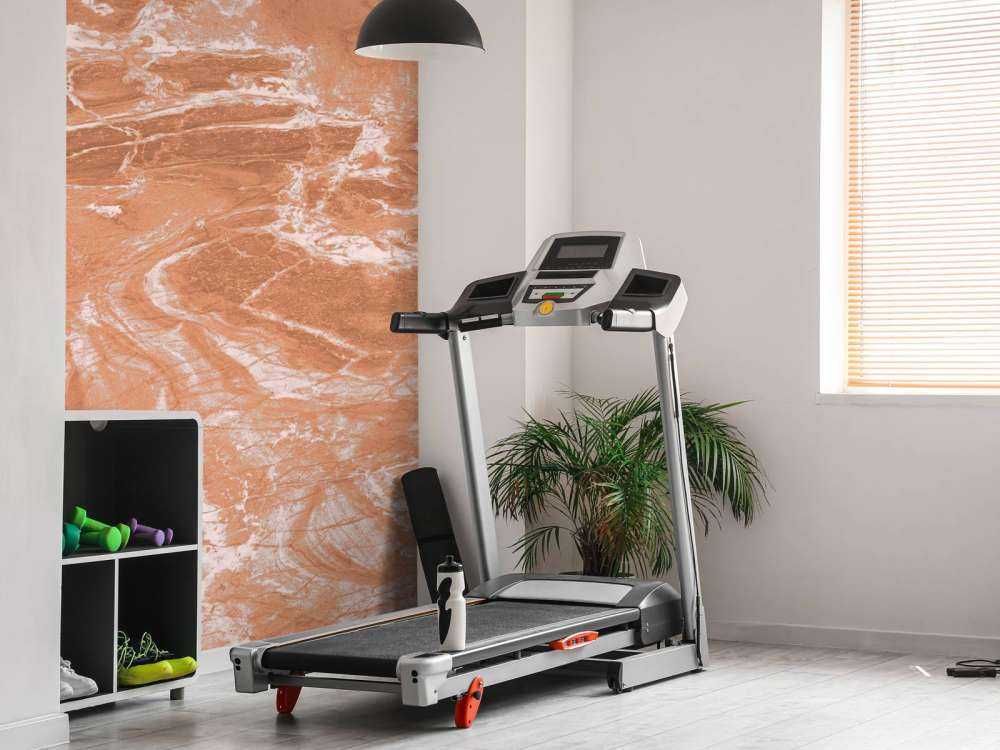 Terrakotta marmor med svepningar