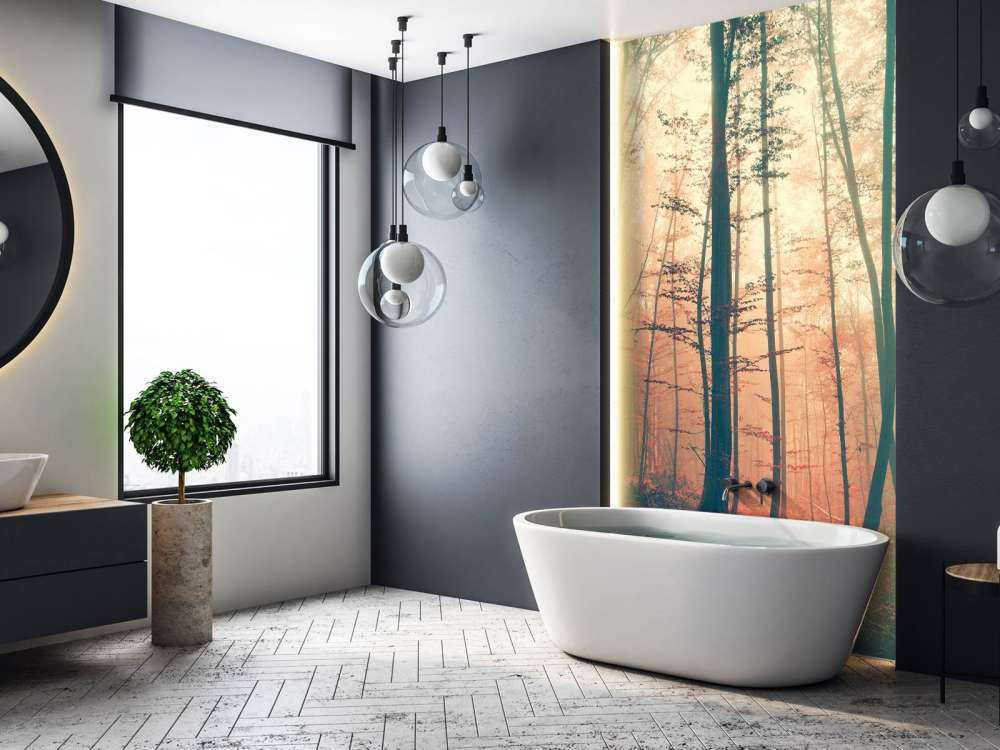 Vintage färger skog