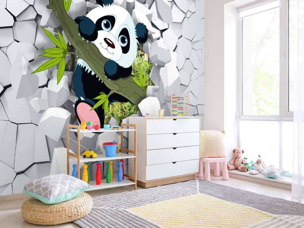Söt pandabjörn