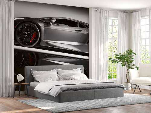 Grå Lamborghini