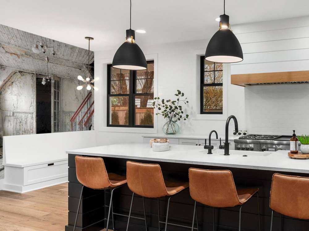 hedel rødt gelænder