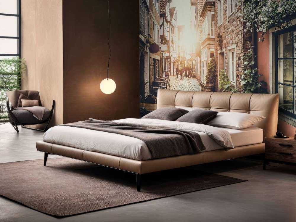 Solnedgang i en gammel gade