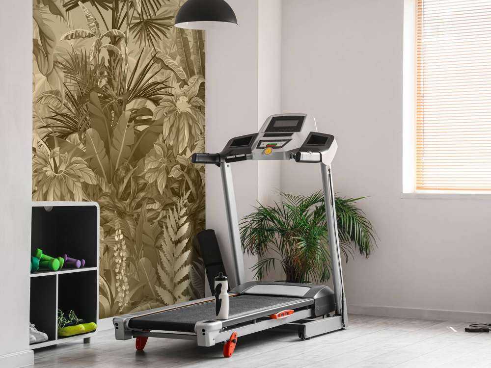 Sepia tropisk jungle