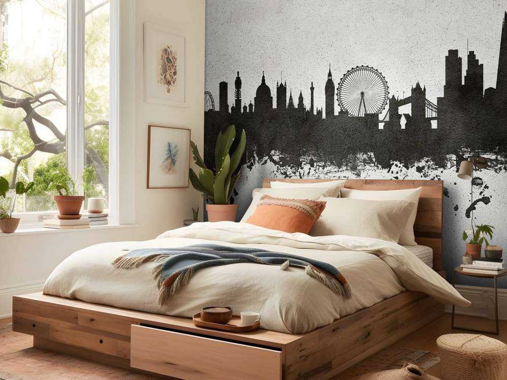 Akvarel skyline, London