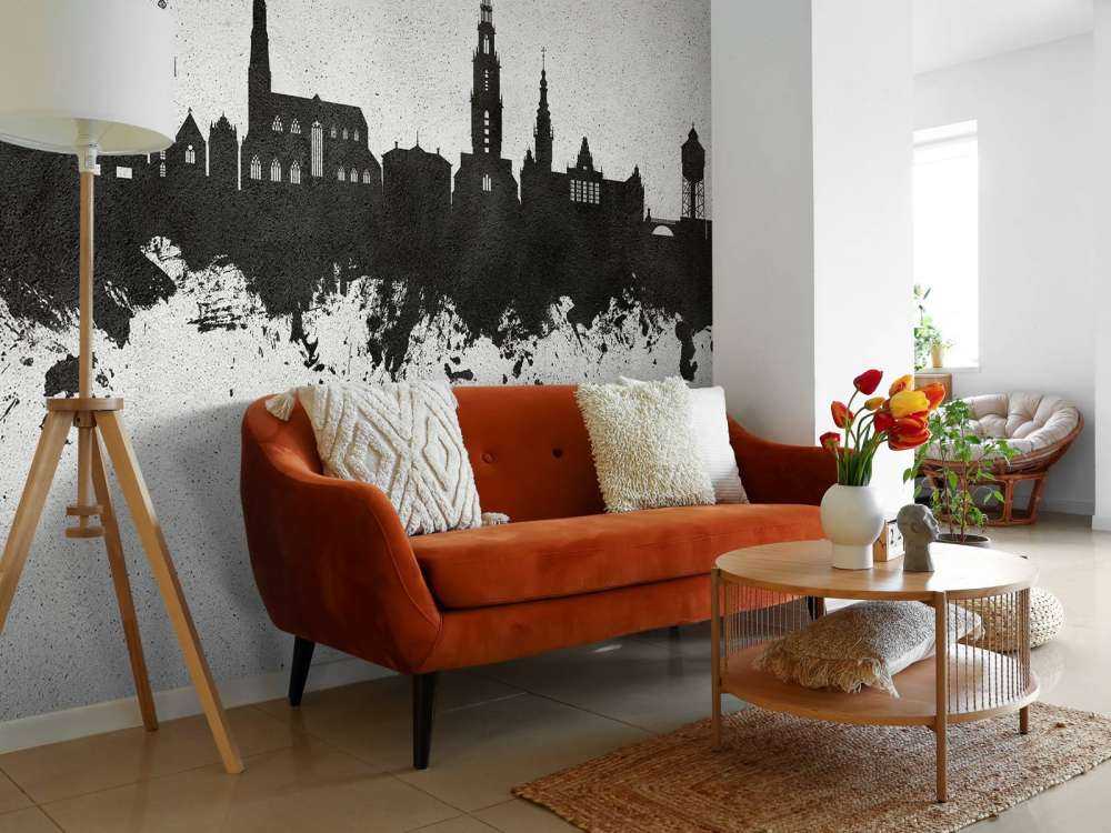 Akvarel skyline, Groningen