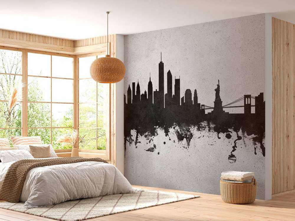 Akvarel skyline, New York