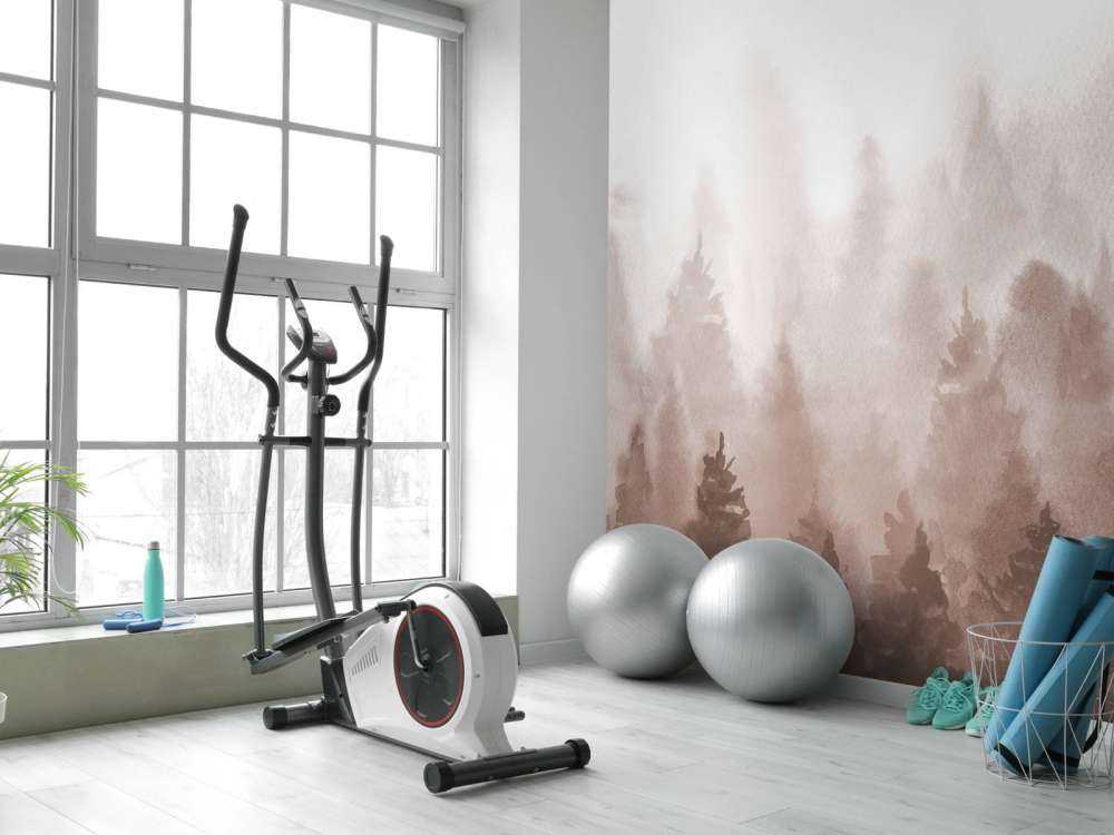 Skov lavet med akvarelfarve