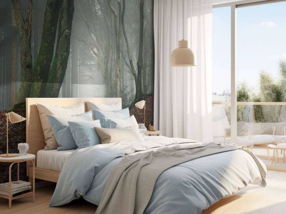 Sti gennem mystisk skov