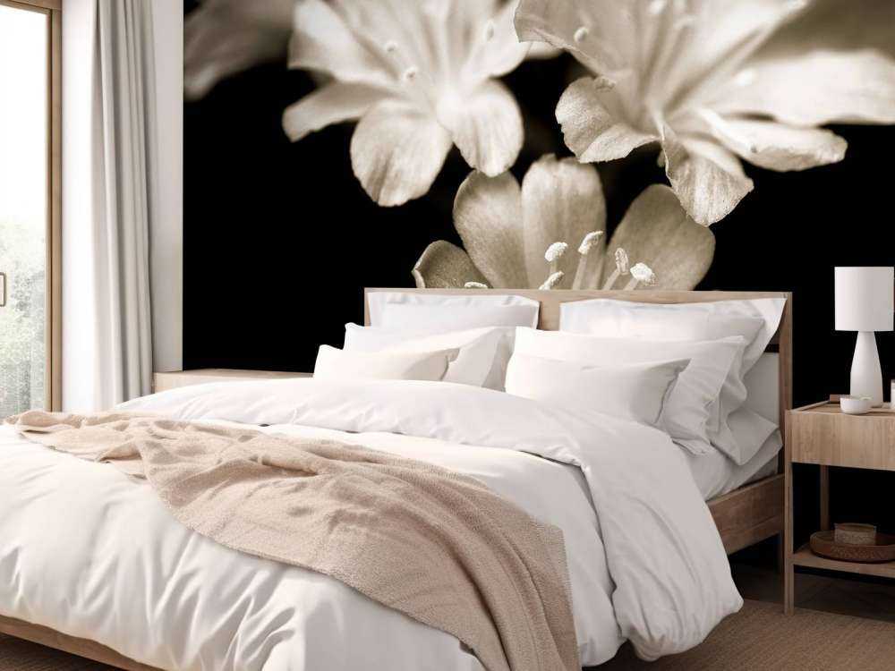 Lewisia-blomst i nærbillede