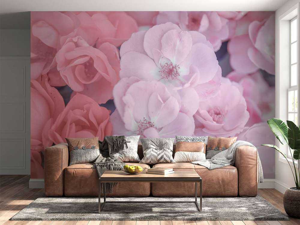 Lyserøde gejstlige blomster