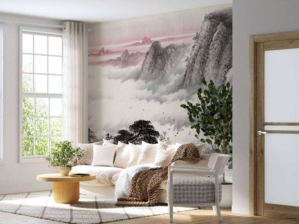 Kinesisk landskab traditionelt