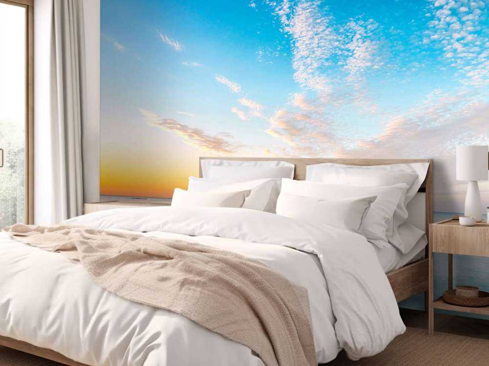 Solopgang på stranden