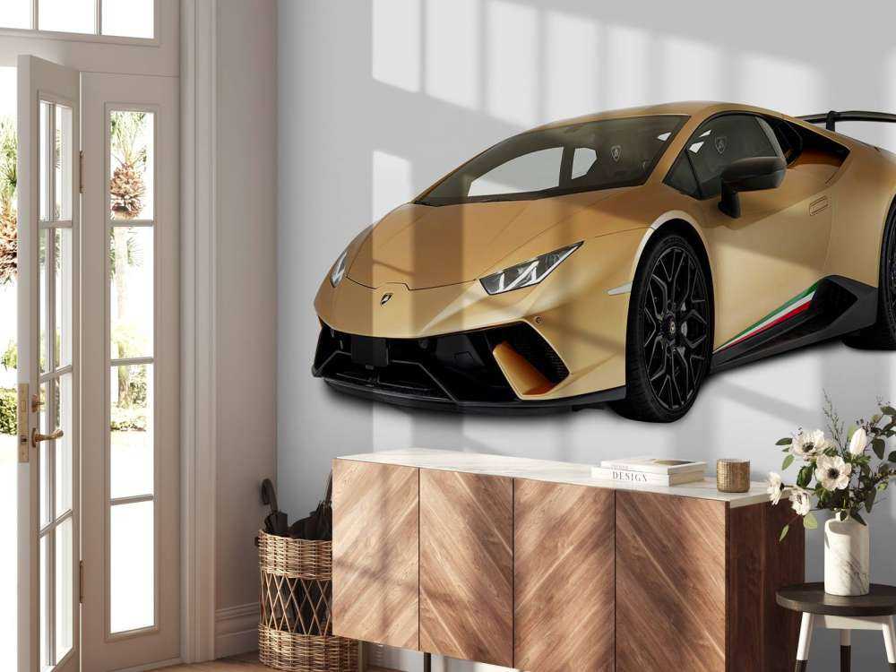 Lamborghini Huracan - Højre front, hvid