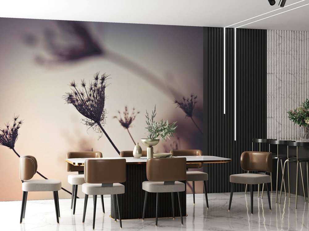 Silhuetter af planter