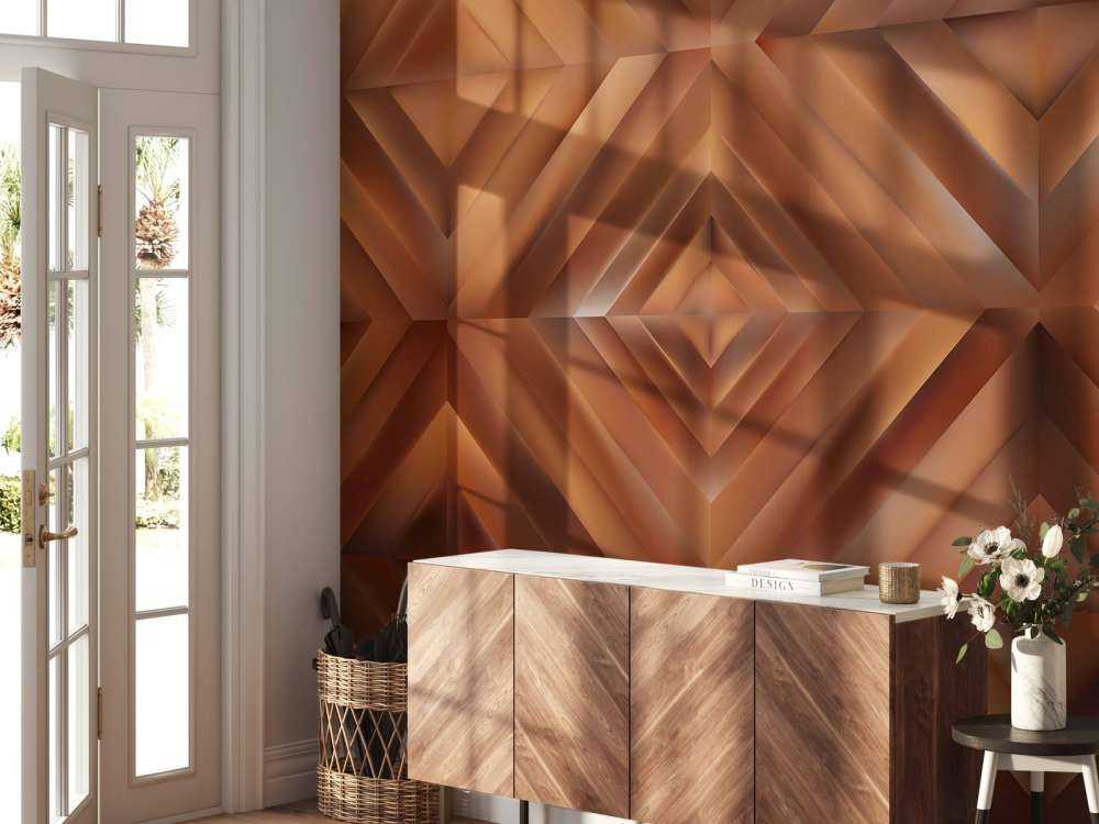 Abstrakt kobber baggrund