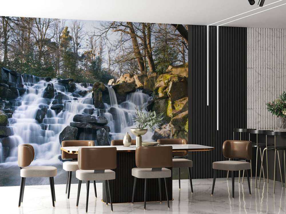 Vandfald om vinteren