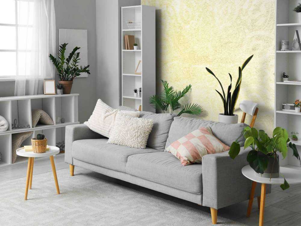 Gule og grå mandalas