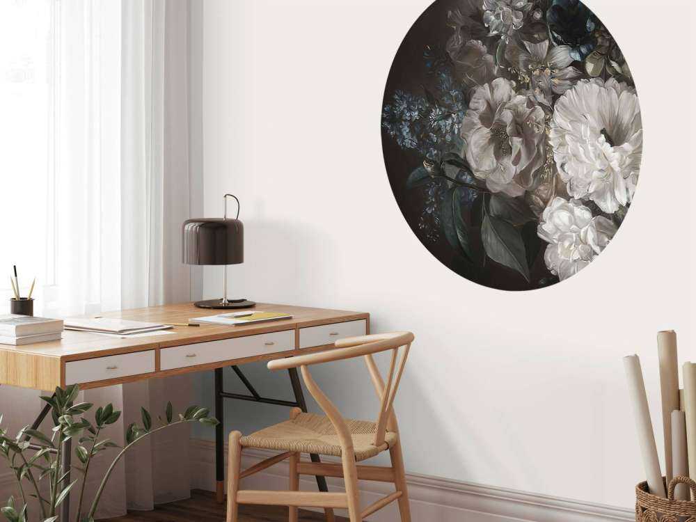 Bouquet med lilla hvid