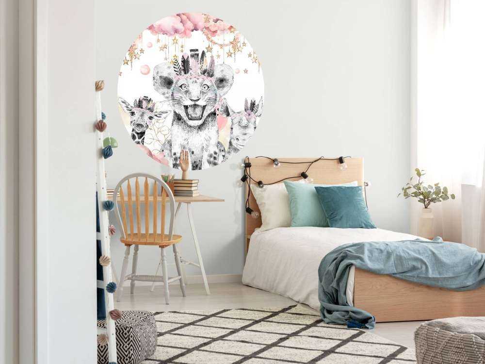 Drømmende dyr under stjernehimmel