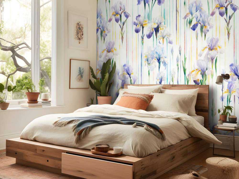 Irisser og Striber Sømløs Pastel