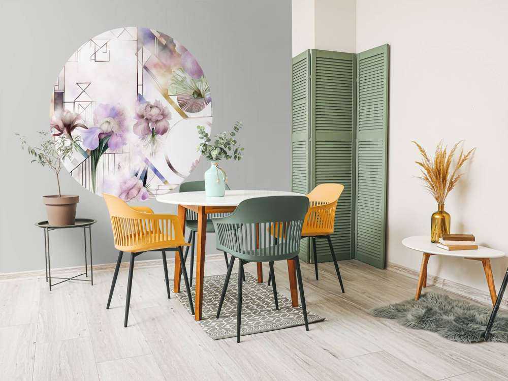 Akvarelle Geometri Pink