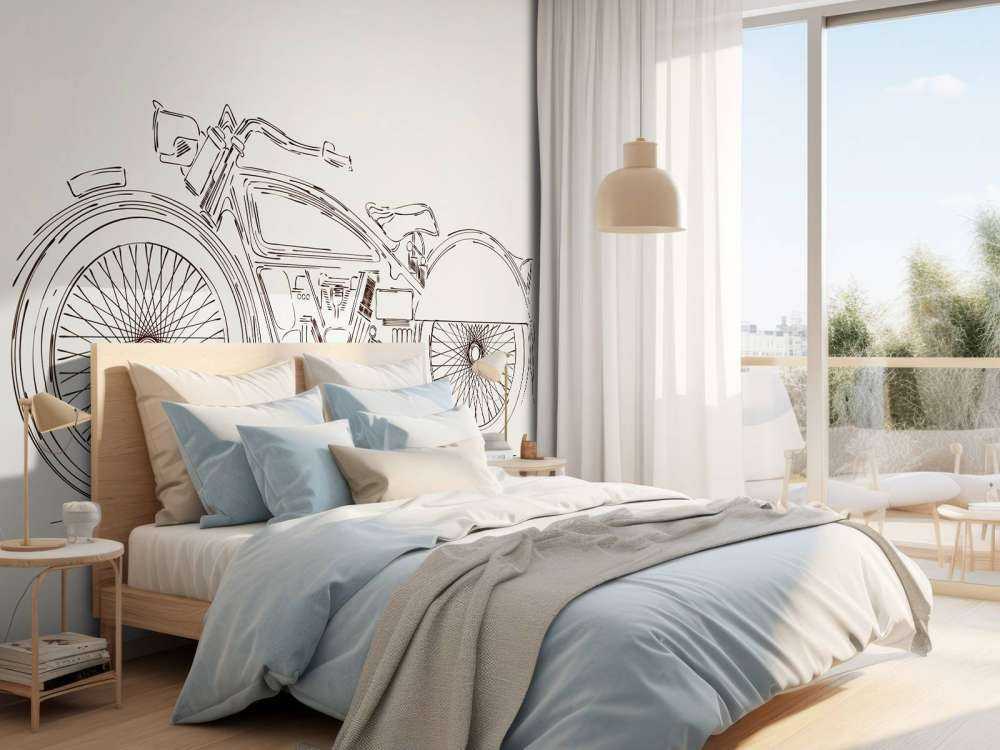 Signeret vintage motor