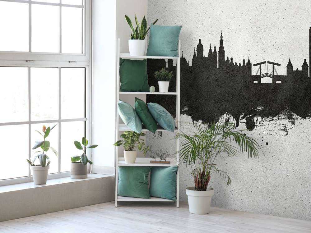 Akvarel skyline, Amsterdam