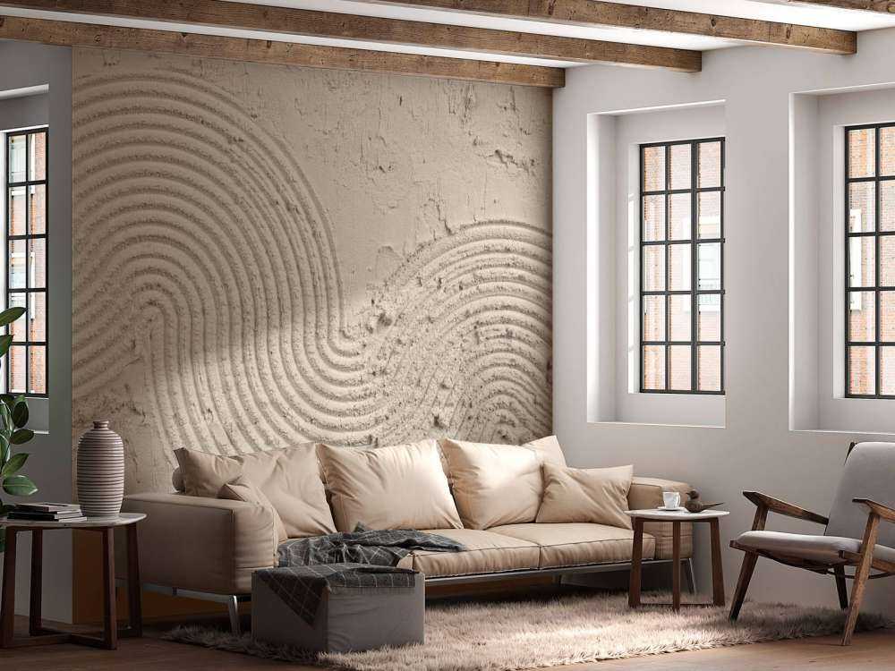 Kunst med teksturer i linned